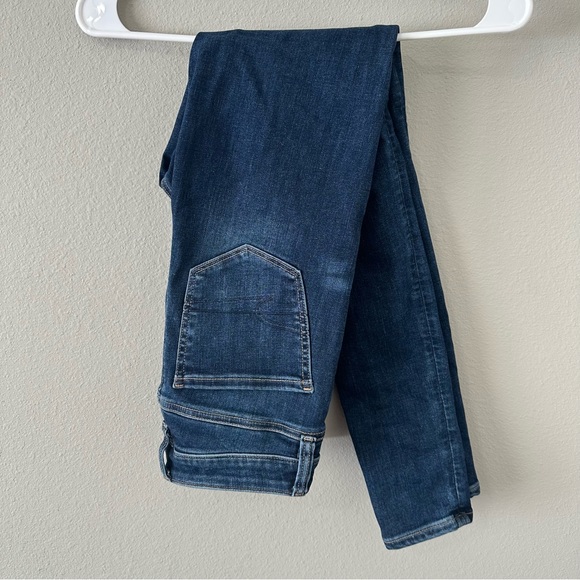 American Eagle Skinny Super Hi-Rise Jeggings Next Level Stretch Size 0 Regular - Picture 2 of 13